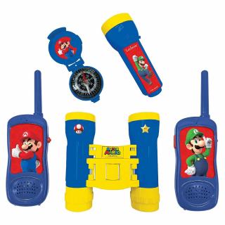 Lexibook Dobrodružná sada Super Mario s vysílačkami, dalekohledem a kompasem