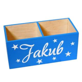 Organizér na tužky se jménem modrý