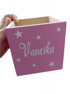 Přihrádka na pastelky růžová