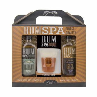 Sada kosmetiky Rum Spa – gel 100 ml, mýdlo 70 g a lázeň 100 ml
