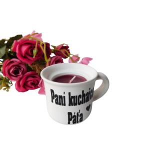 Svícen hrníček pro paní kuchařku