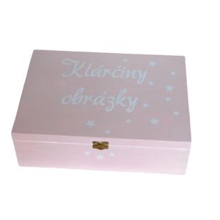 Vzpomínková bedýnka na obrázky od dětí