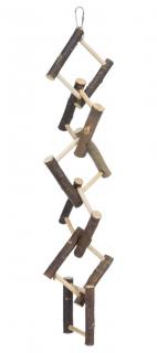 Trixie Hračka rozřezaný žebřík 12 příček, 58 cm