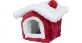 Xmas Cuddly CAVE - plyšový domek 23 x 18 x 24 cm
