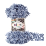 Alize Puffy Fur 6116 modrá (100g/6m)
