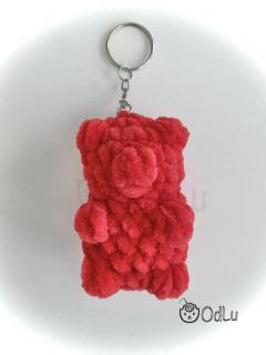 DIY - Gumový medvídek červený ( Udělej si sám  balíček s návodem vhodný pro začátečníky)