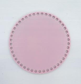 Dno na košík kruh 15cm pink candy (Kruh 15cm)