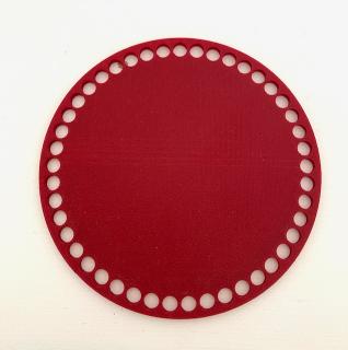 Dno na košík kruh 15cm vínové (Kruh 15cm)