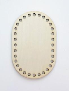 Dno na košík ovál 15x10cm (15x10cm)
