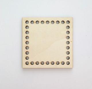 Dno na košík/podšálek čtverec 10x10cm (10x10cm)