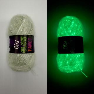 Glow in dark mohair svítící ve tmě zelená (50g)