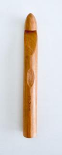 Háček na háčkování dřevěný 25mm (25mm)