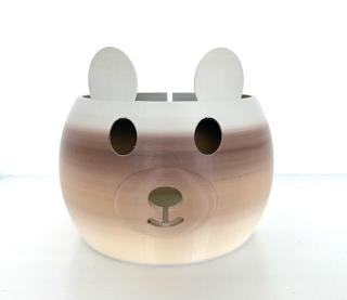 Miska na přízi Medvídek cappuccino (16cm)