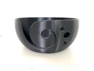 Miska na velké klubíčko nízká černá (Klasik 18cm)