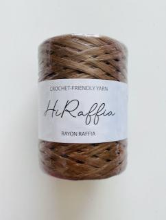 Papírová příze hnědá (150m/75g)