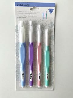 Sada 4ks háčků (Vel.8mm,10mm,12mm a 15mm)