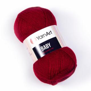 Yarnart Baby 3024  červená vínová (50g/150m)