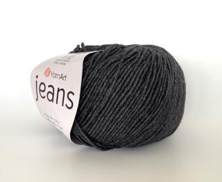 Yarnart Jeans 28 tmavě šedá (160m/50g)