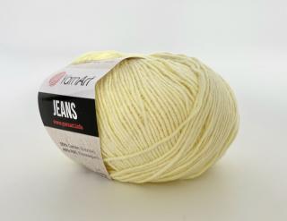 Yarnart Jeans 86 světle žlutá (160m/50g)