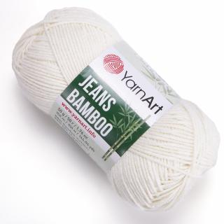 Yarnart Jeans Bamboo 102 smetanová (50g/150m)