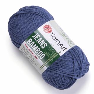 Yarnart Jeans Bamboo 124 modrá džínová (50g/150m)