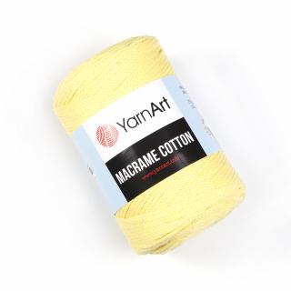 Yarnart Macrame Cotton 754 žlutá (250g/225m)