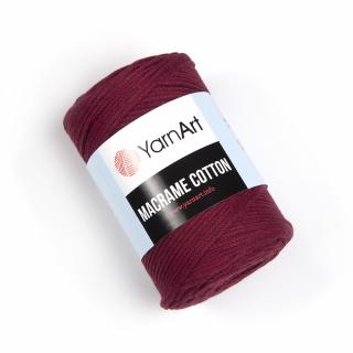 Yarnart Macrame Cotton 781 červená vínová (250g/225m)