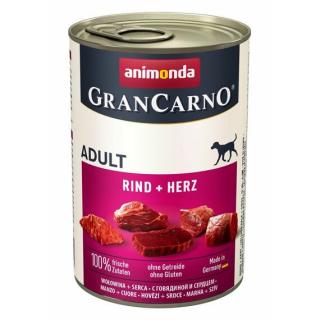 Animonda GRANCARNO konzerva  ADULT hovězí/srdce 400g