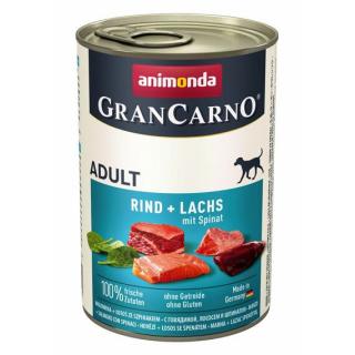 Animonda GRANCARNO konzerva  ADULT losos/špenát 400g