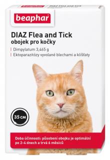 Beaphar Obojek antiparazitní kočka DIAZ Flea & Tick 35 cm 1ks