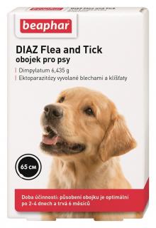 Beaphar Obojek antiparazitní pes DIAZ Flea & Tick 65 cm 1ks