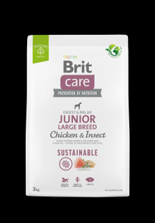 Brit Care Dog Sustainable Junior Large Breed, 3 kg