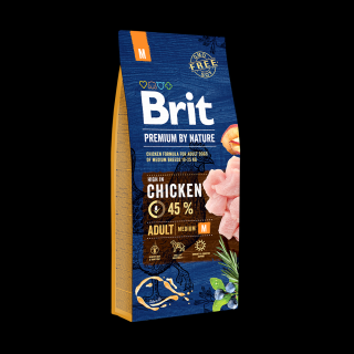 Brit Premium by Nature Adult M 15 kg