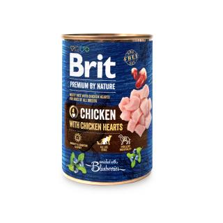 Brit Premium by Nature Cans Chicken with Hearts 400 g