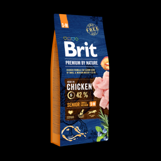 Brit Premium by Nature Senior S+M 15 kg