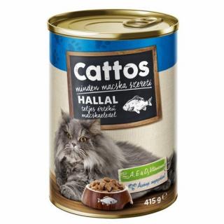 Cattos Cat konzerva Fish 415g