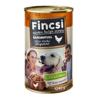 Fincsi Dog with Poultry 1240g - 15378