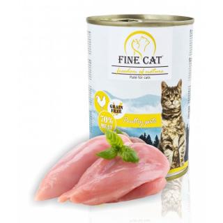 FINE konzervy CAT FoN 70% masa Paté DRŮBEŽÍ 400g