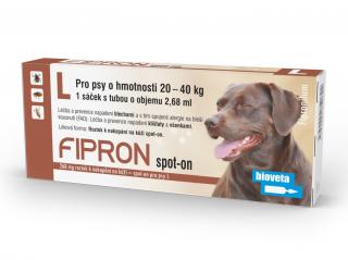 FIPRON Spot-On L 20-40kg 1x2,68ml pes