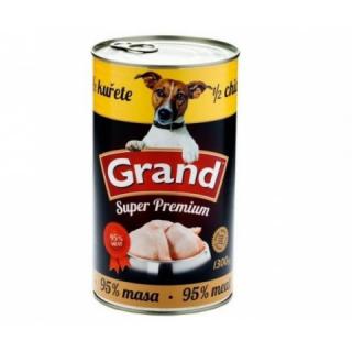 GRAND grex konzerva SUPERPREMIUM 1/2 kuřete   1300g