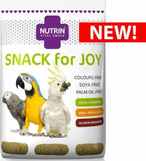 NUTRIN  Vital Snack - Snack for joy 100g pro papoušky s echinaceou, beta-glukanen, ostropestřcem