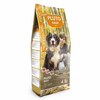 PLUTO Dog pro dospělé psy hovězí kuře krůta 20 kg