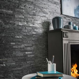 Kvarcit Black 10x36x0,8-1,3 cm