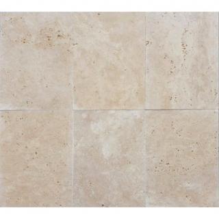 Travertin Premium bubnovaný 40,6x61x1,2 cm