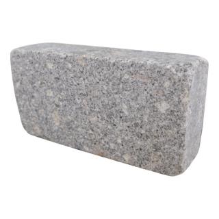 Žulová kostka Granit Grey opalovaná - zakulacené hrany 20x10x5 cm