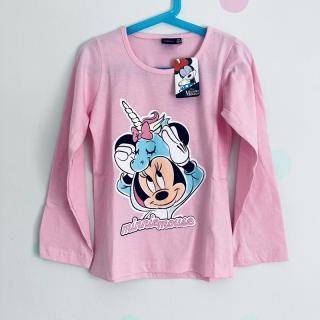 Triko Minnie vel. 98-128 (Triko dívčí Minnie Mouse sv.růžové)