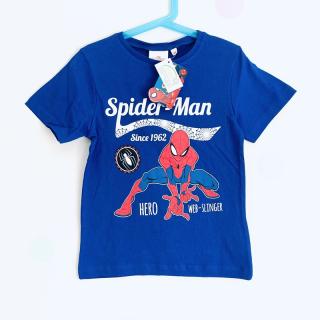 Triko Spiderman vel. 104 (Chlapecké triko Spiderman tm.modré)