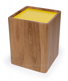 Designová urna dubová  žlutá Y