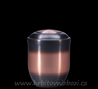 Urna mini měděná staroměděná barva (Pohřební urna)