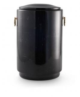 Urna mramorová černá (Pohřební urna)